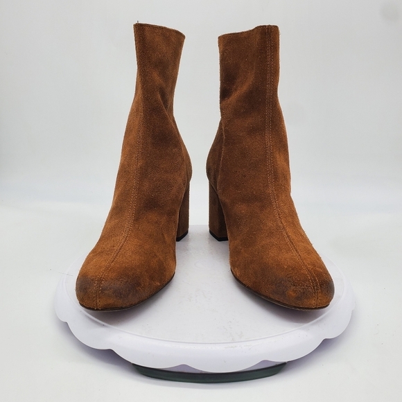 Free People Shoes Women's 9.5 Cecile Ankle Boot Tan - Picture 2 of 8